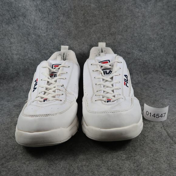 Fila Shoes Mens 13 Athletic Trainers Lightweight Sneaker White Lace Up Walking main image 10